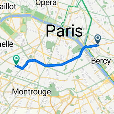 Boulevard Diderot, Paris à Rue de Vouillé, Paris