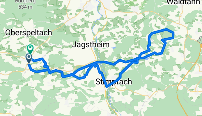 Gaildorfer Straße nach Veilchenweg