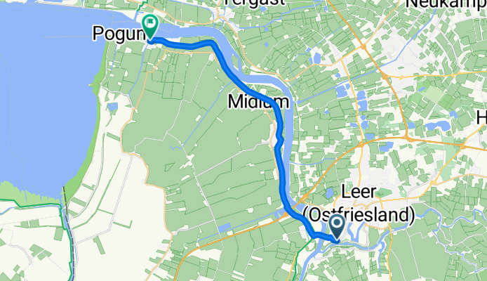 Von Leer (Ostfriesland) bis Jemgum