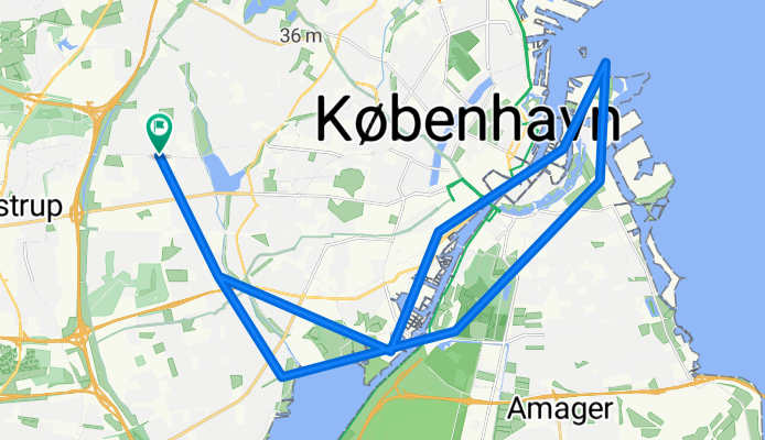 Rødovre - Holmen - Amager - Rødovre