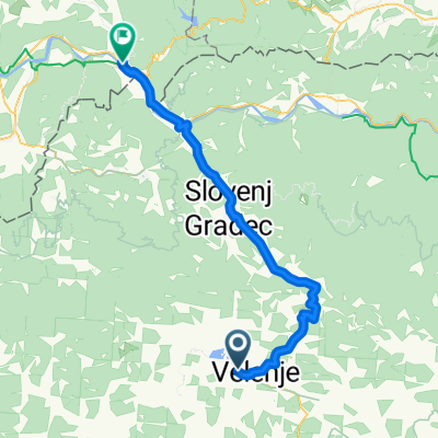 Pokopališka cesta to Lavamünd Lavantbrücke