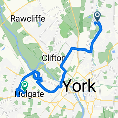 Meadowfields Drive, York to Burnsall Drive, York