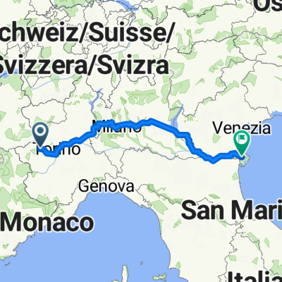 Da Via Rocciamelone a Via del Faro