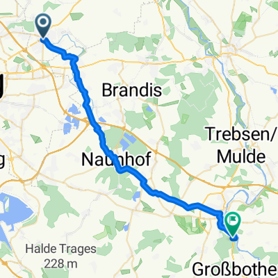 Pilgerweg St. Anna Taucha - Kloster(ruine) Nimbschen