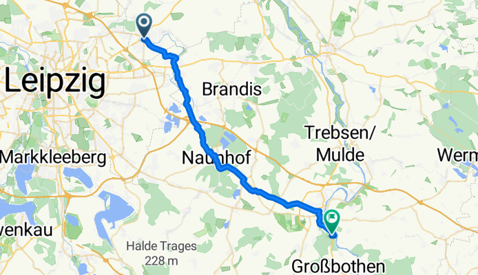 Pilgerweg St. Anna Taucha - Kloster(ruine) Nimbschen