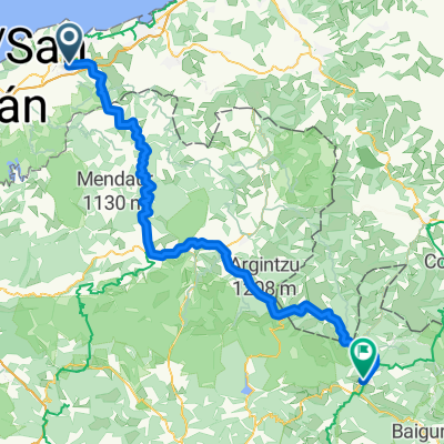 From Irun to Burguete