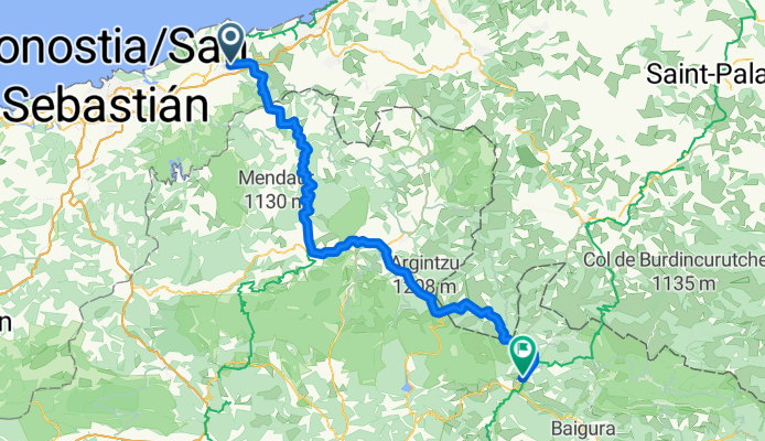 From Irun to Burguete