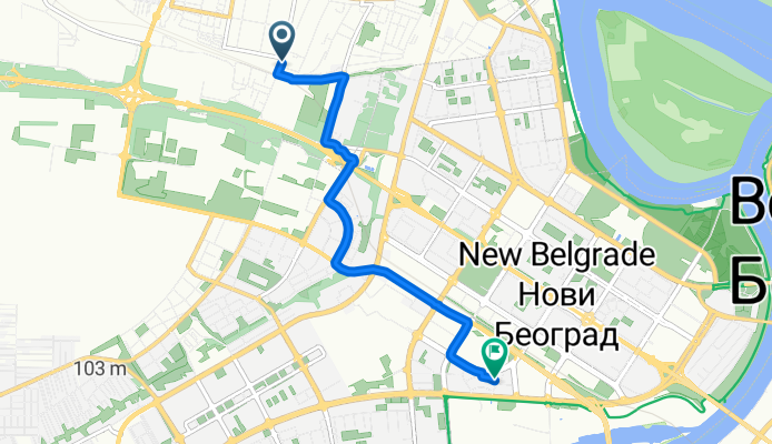 Синише Гајина, Belgrade to Jurija Gagarina, Belgrade