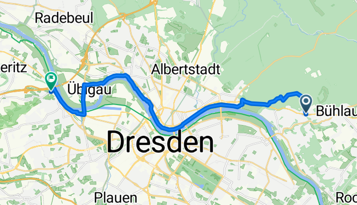 Preußstraße nach Zschonergrundstraße 9C