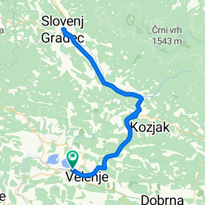 Route in Velenje
