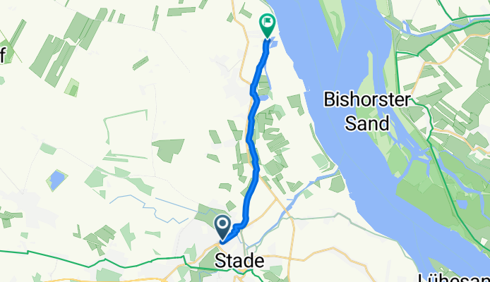 Hansestadt Stade, Stade nach Abbenflether Hafenstraße, Stade