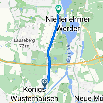 Brückenstraße, Königs Wusterhausen nach Friedrich-Engels-Straße, Wildau