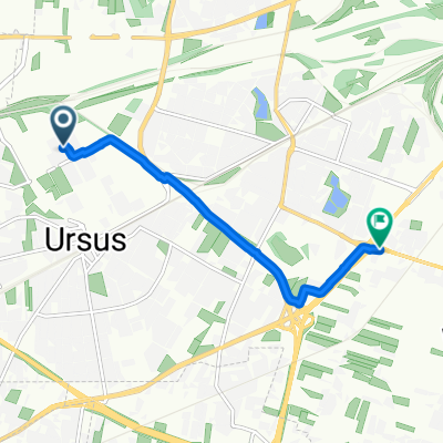 E Habicha, Warszawa do Łopuszańska, Warszawa