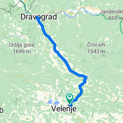 Route in Velenje