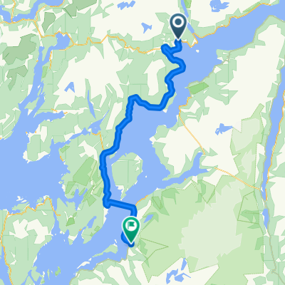 Hardangerfjordvegen to Rosendalsvegen