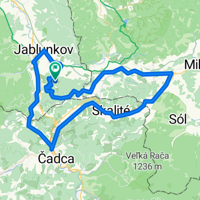 Polanka - Sance - Cadca - Zwardon - Hrcava - Polanka