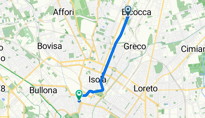 Viale Rodi, Milano a Via Paolo Sarpi, Milano