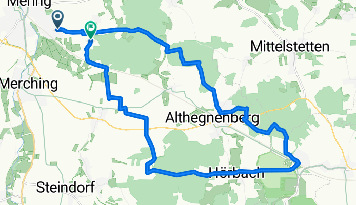 Route von Althegnenberg