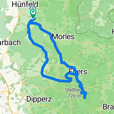 Von Hünfeld bis Hofbieber + Von Hofbieber bis Hünfeld