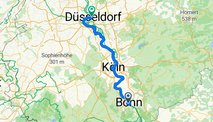 Bonn - Düsseldorf