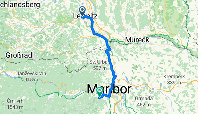Badzufahrt, Leibnitz to Pohorska ulica, Maribor
