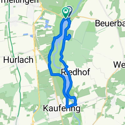Route von Landsberg am Lech