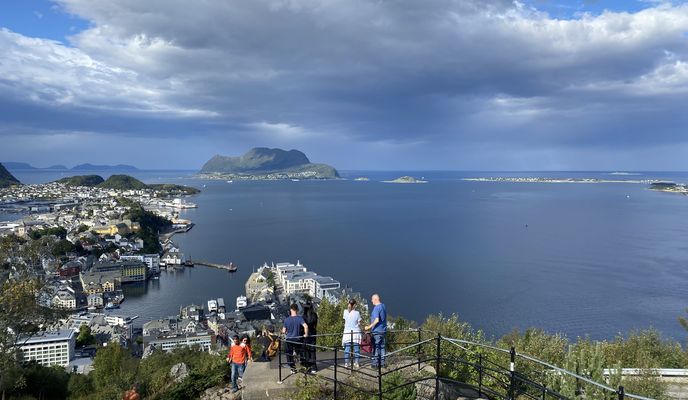 Foto 1 der Bikemap-Route "Sjømannsvegen, Ålesund nach Keiser Wilhelm-gata, Ålesund"