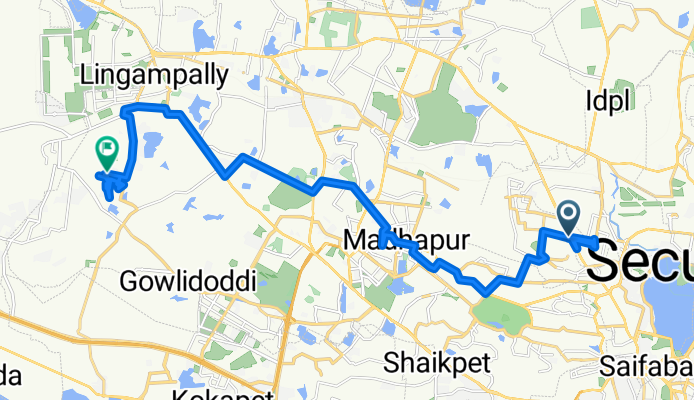 Vengal Rao Nagar Road to Huda Cyber Enclave Main Road