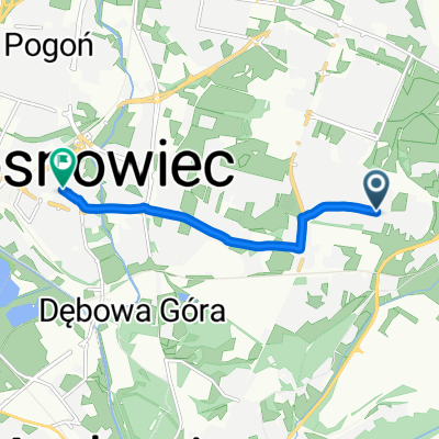Józefa Ignacego Kraszewskiego do Modrzejowska