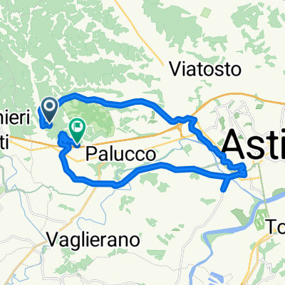 Asti nach Cascina Corte, Asti