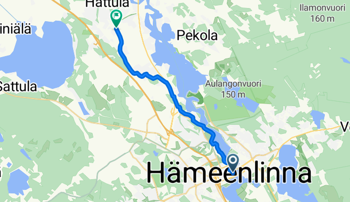 Arvi Kariston katu, Hämeenlinna do Tallitie, Parola