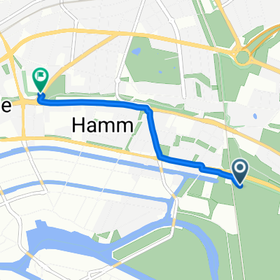 53.548, 10.071 nach 53.556, 10.043