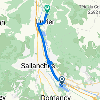 Chemin de Mont Blanc Plage, Passy to Chemin Rural des Replats, Sallanches