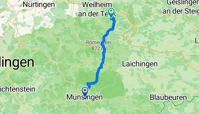 Von Münsingen nach Häringen