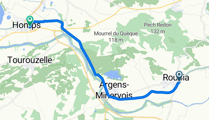 Avenue de L'Hôtel de Ville nach Rue de la République