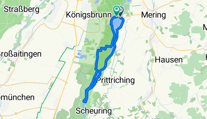 Route zu Wassersportcenter Mandichosee