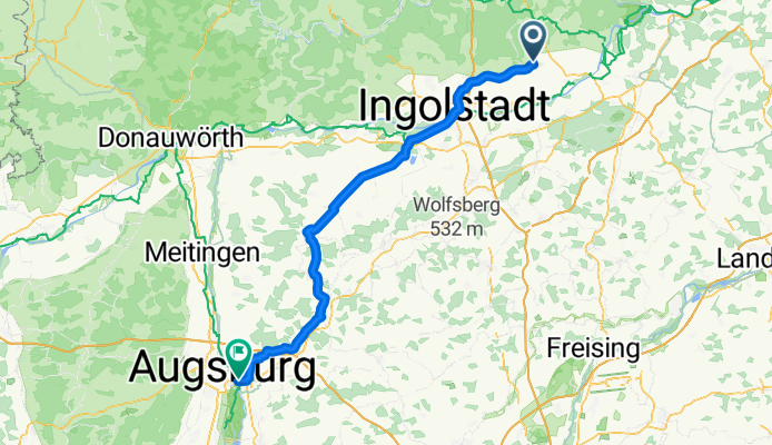 Oberdolling - Augsburg