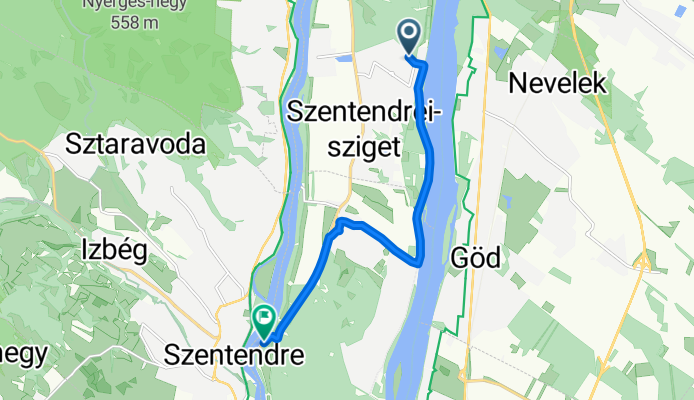 Útvonal innen: Szőlő út