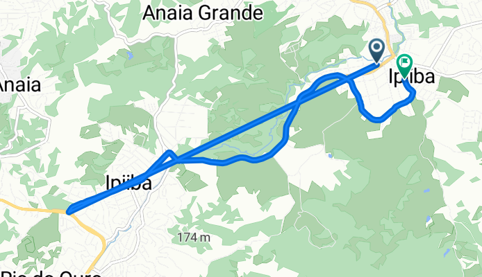 De Rua Francisco Gomes de Souza a Estrada do Cordeiro