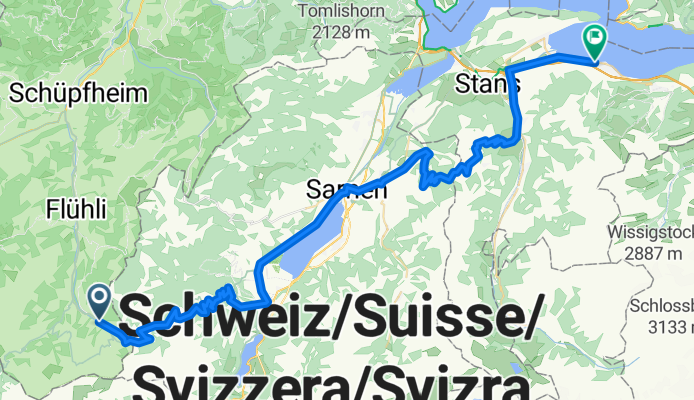 Route zu Seerausch