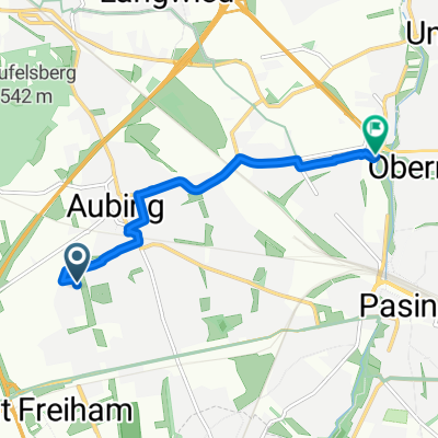 Route in Munich