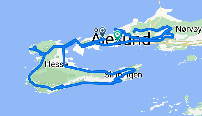 Giskegata, Ålesund nach Keiser Wilhelm-gata, Ålesund