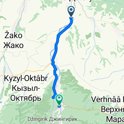 Ust-Dzhegutinsky District to Садовый переулок, Karachayevsk