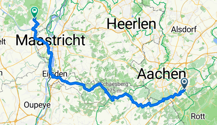 Rollefstraße, Aachen nach Bessemerstraat, Lanaken