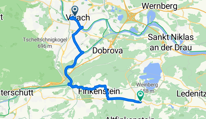 Bahnhofplatz nach Faakerseestraße