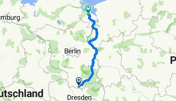 Tettauer Straße nach Ende