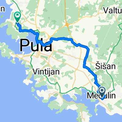 From Medulin to Pula