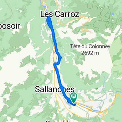 Route des Lacs, Passy to Route des Lacs, Passy