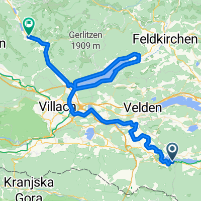 St Oswald, Sankt Jakob im Rosental nach Millstätterstraße, Afritz am See