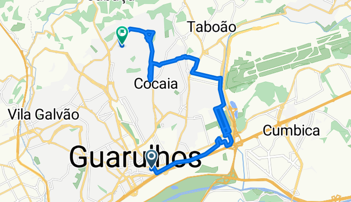 De Avenida Estilac Leal 138 a Rua Arara 292